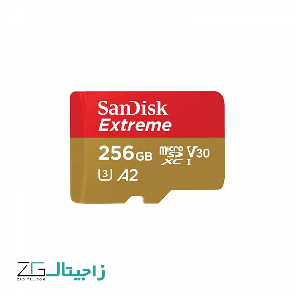 کارت حافظه MicroSDXC سن دیسک مدل Extreme ظرفیت 256 گیگابایت