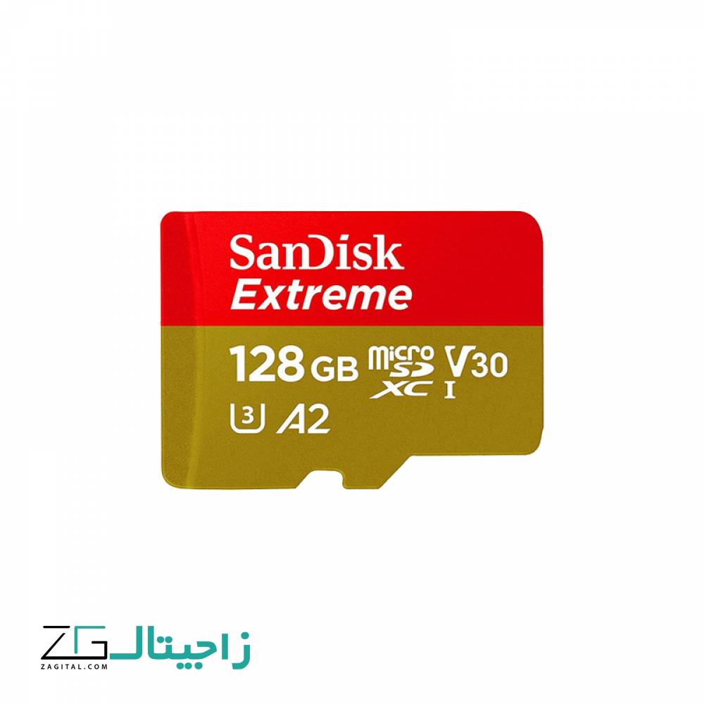 کارت حافظه MicroSDXC سن دیسک مدل Extreme ظرفیت 128 گیگابایت