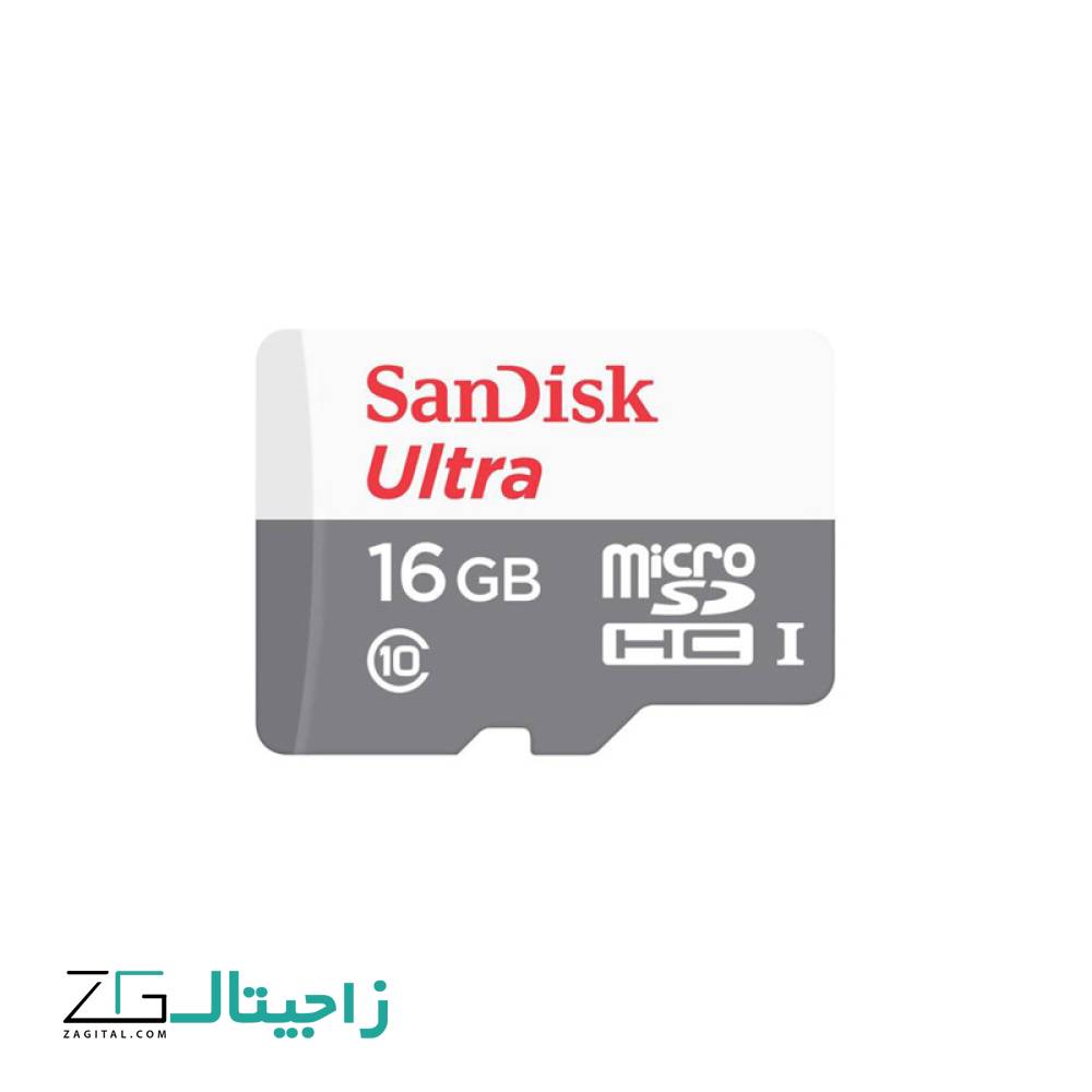 کارت حافظه MicroSDHC سن دیسک مدل Ultra  ظرفیت 16 گیگابایت