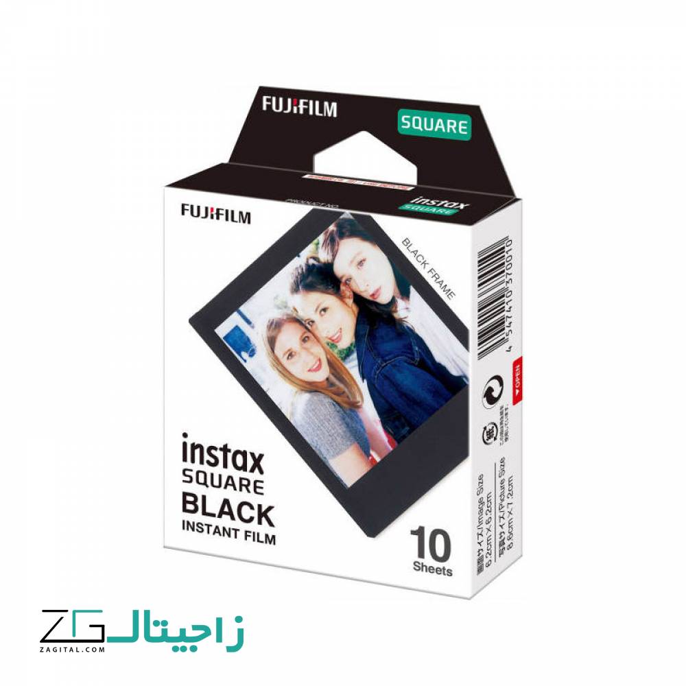 فیلم 10 تایی دوربین مدل  Instax Square Black 