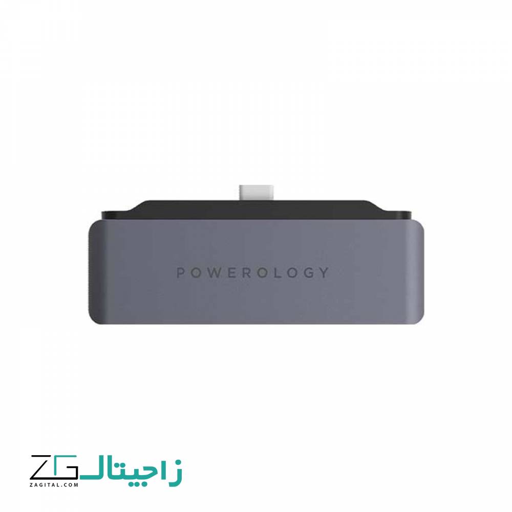هاب 4 پورت USB-C پاورولوجی مدل POWEROLOGY AUX HDMI 4 IN 1