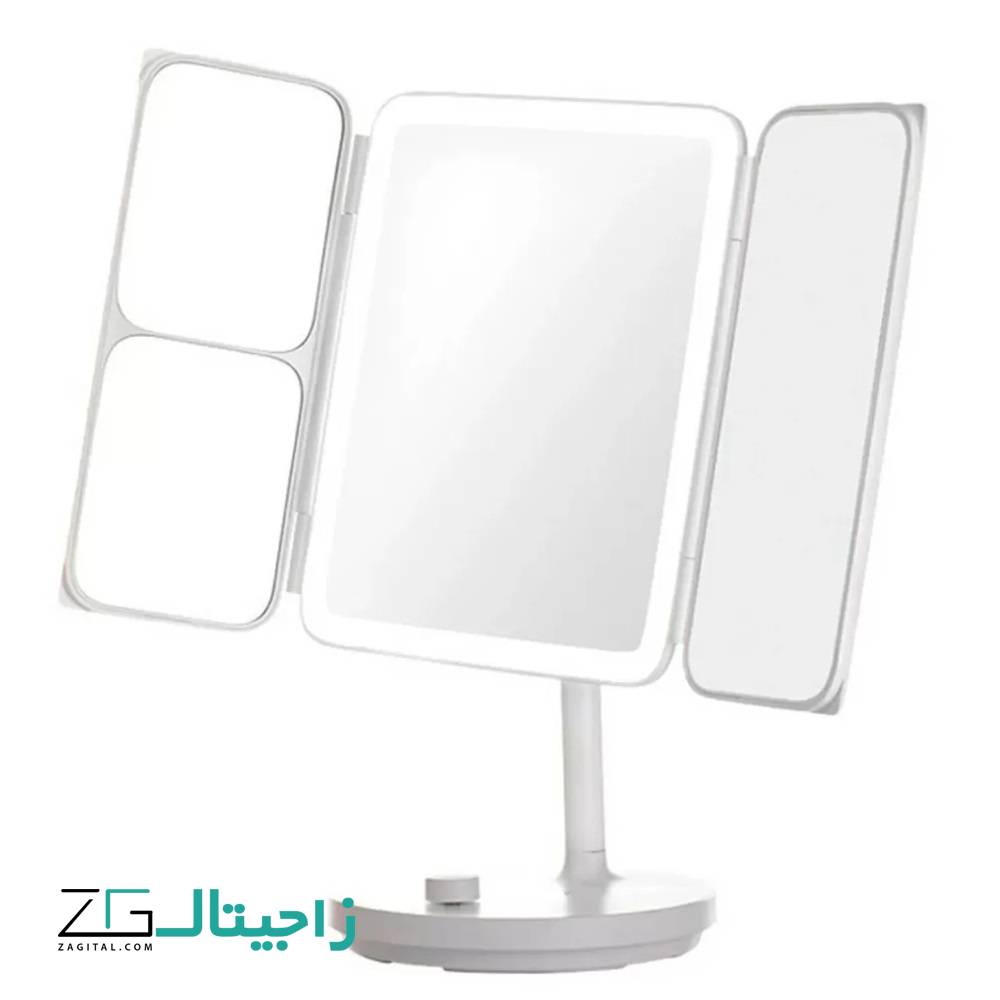 آینه آرایشی شیائومی Xiaomi Jordan And Judy NV536 LED Counter Vanity Mirror-Foldable دارای LED