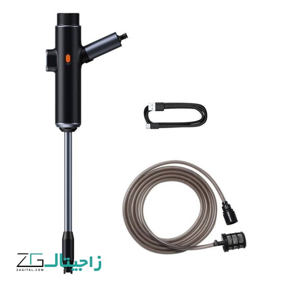 کیت 3 تایی شست و شوی خودرو بیسوس Portable Electric Car Wash CRDDSQ-01