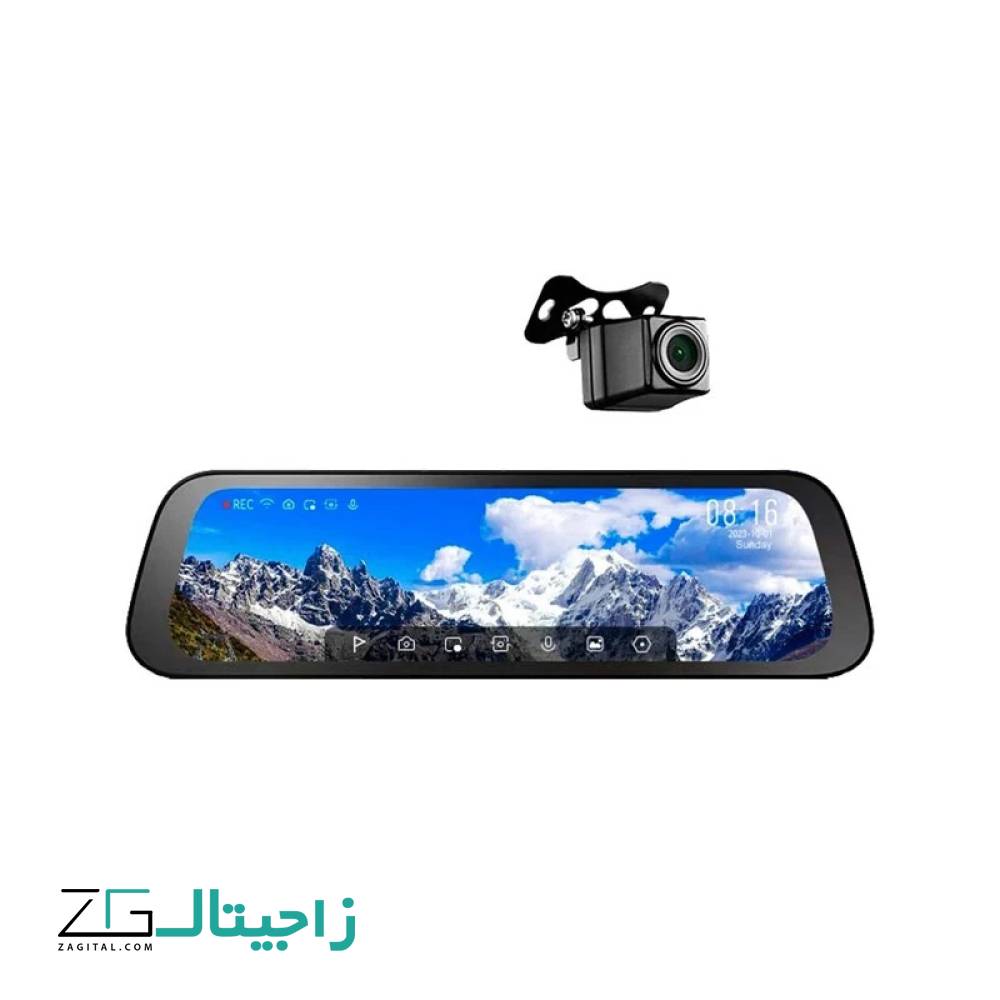 آینه هوشمند خودرو شیائومی مدل 70mai Cam S500 Set همراه دوربین عقب