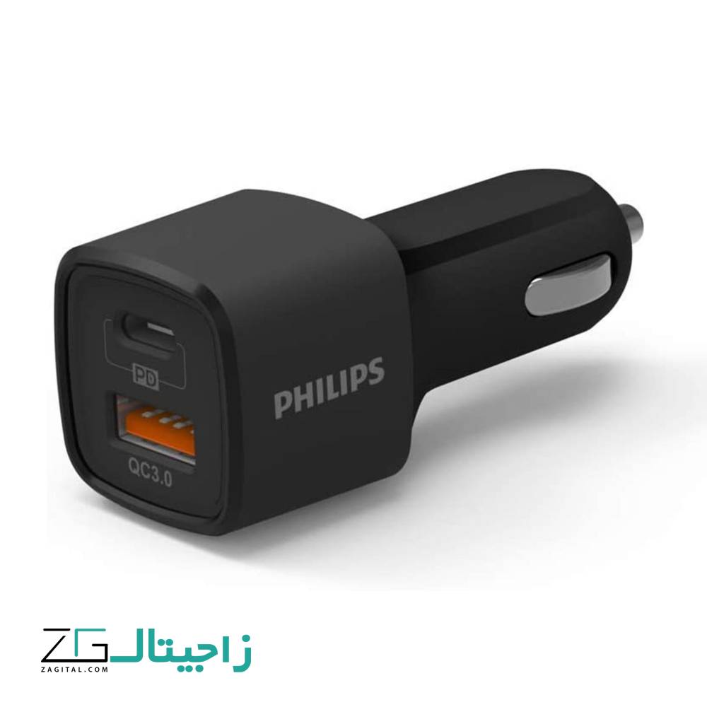 شارژر فندکی سریع فیلیپس 18Wوات مدل Philips DLP2558