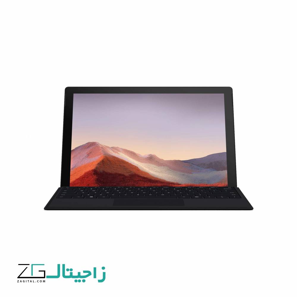 لپ تاپ مایکروسافت مدل Surface Pro 7 - B به همراه کیبورد Black Type Cover 