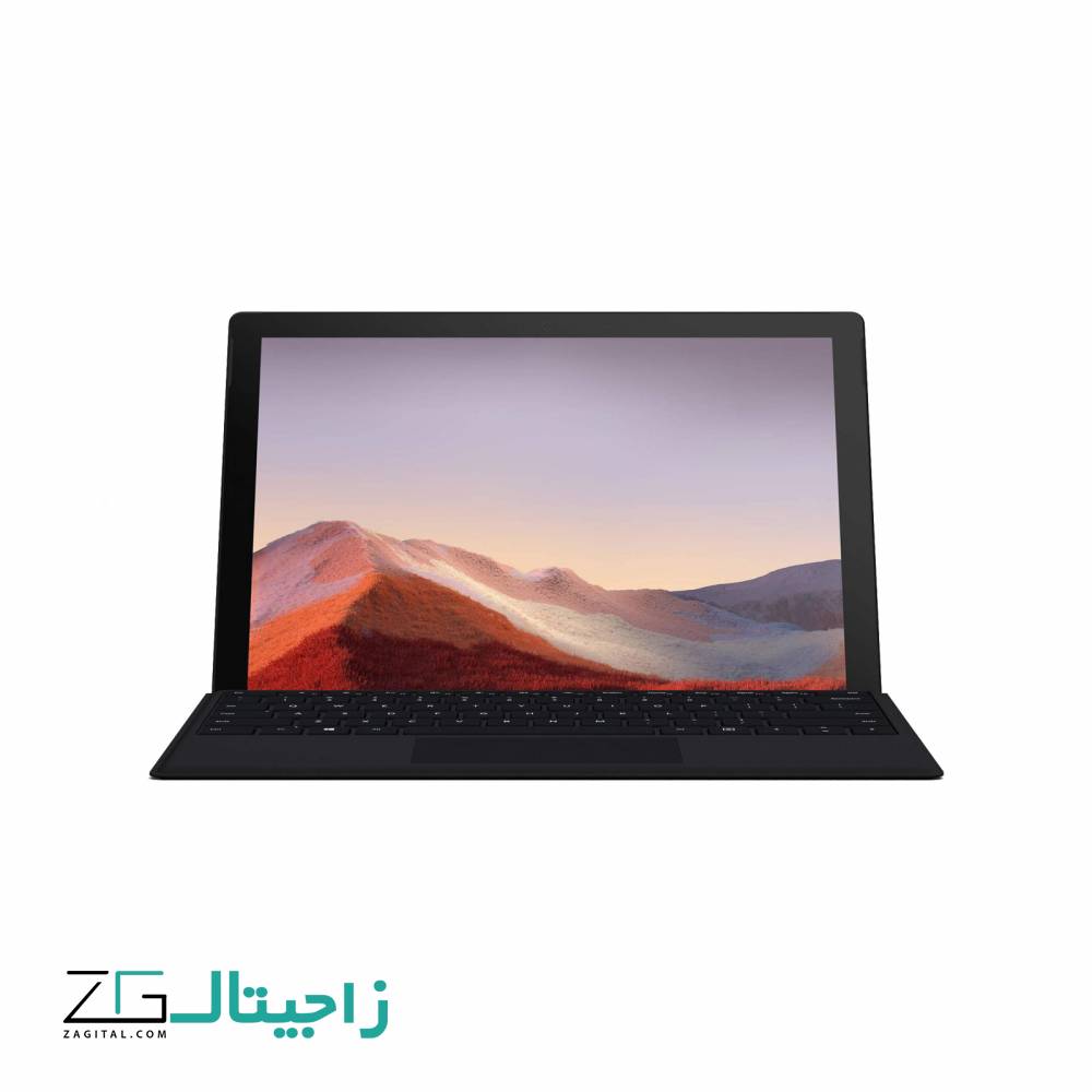 لپ تاپ مایکروسافت مدل Surface Pro 7 - F به همراه کیبورد Black Type Cover 