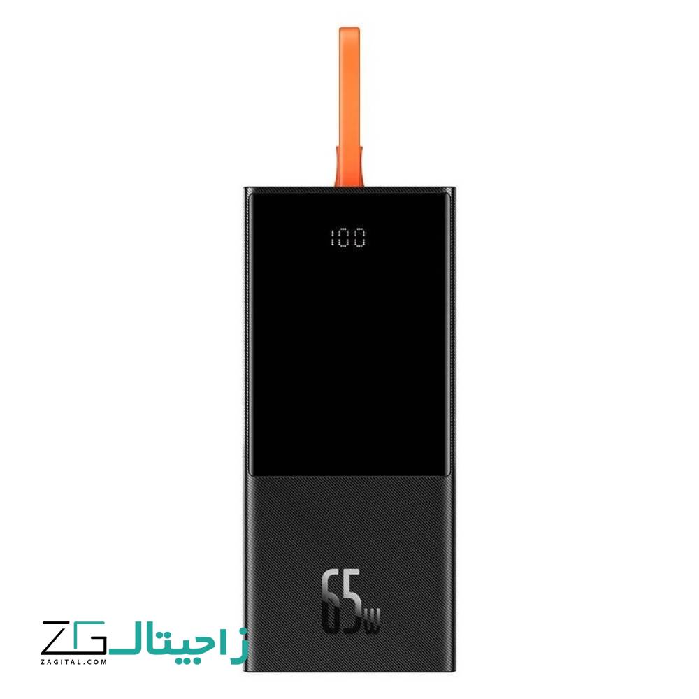 پاوربانک ۲۰۰۰۰ میلی آمپر ۶۵ واتی بیسوس مدل Baseus Elf Digital Display PPJL0000