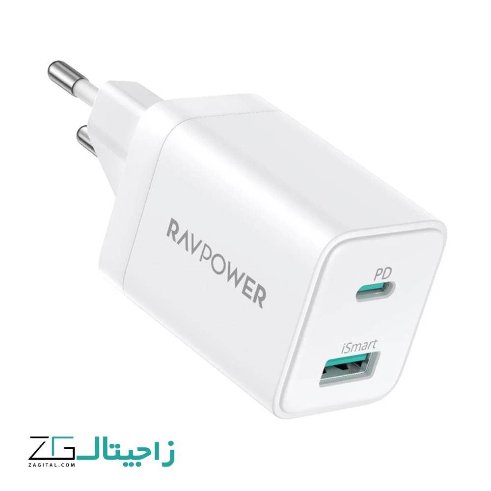 شارژر دیواری30W راوپاور مدل RAVPower RP-RP-PC170 PD 30W 