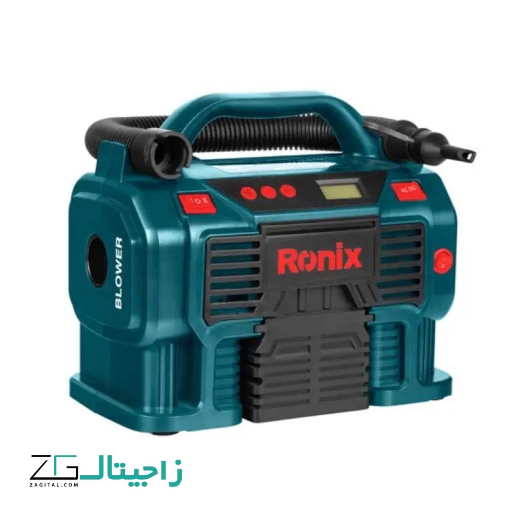 مینی کمپرسور باد سه کاره دیجیتال رونیکس مدلRh-4261 (فندکی و برق شهری)